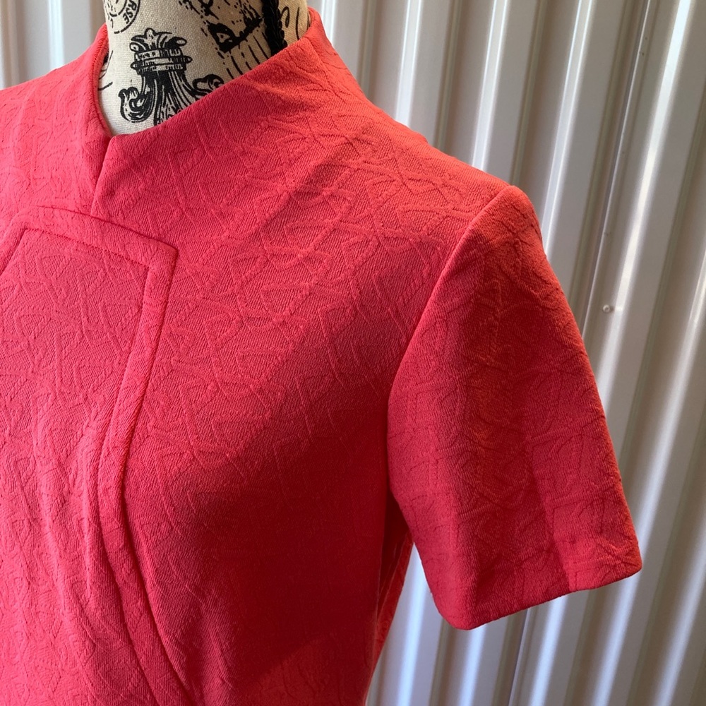 Tangerine Mini Dress Handmade 1960s/1970s